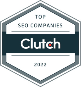 Clutch SEO award badge